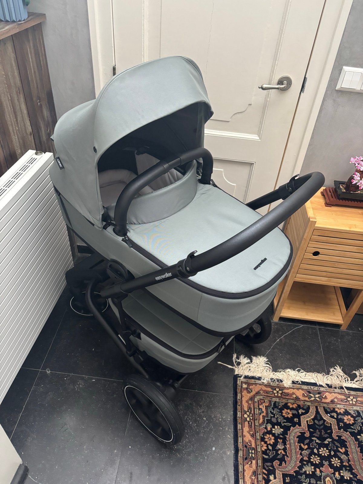 Easywalker Jimmey Kinderwagen 2 in 1 Compleet Thyme Green, Kinderen en Baby's, Kinderwagens en Combinaties, Zo goed als nieuw