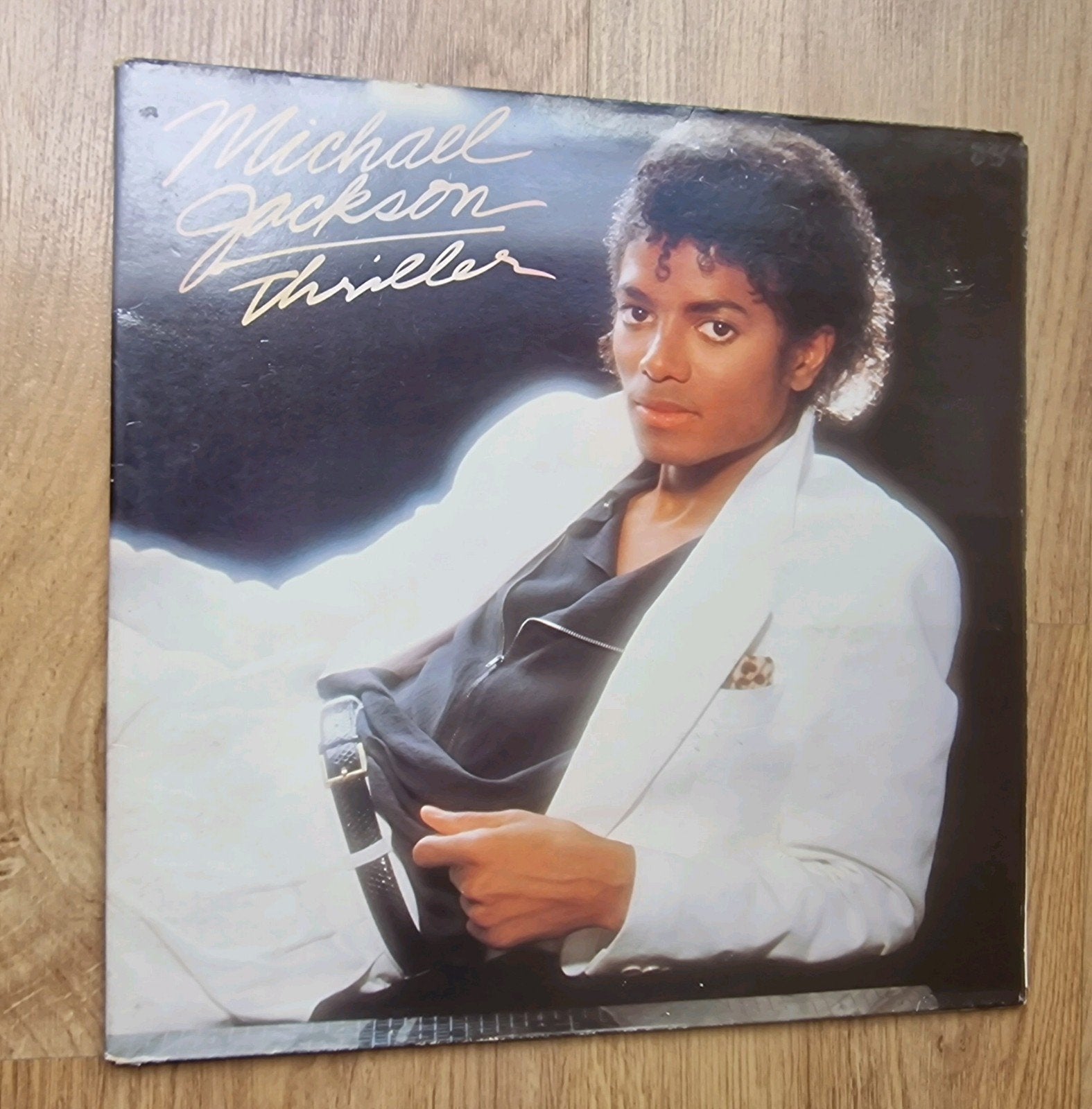 LP Michael Jackson - Thriller (Vroege Versie Zonder Barcode), Verzamelen, Verzenden