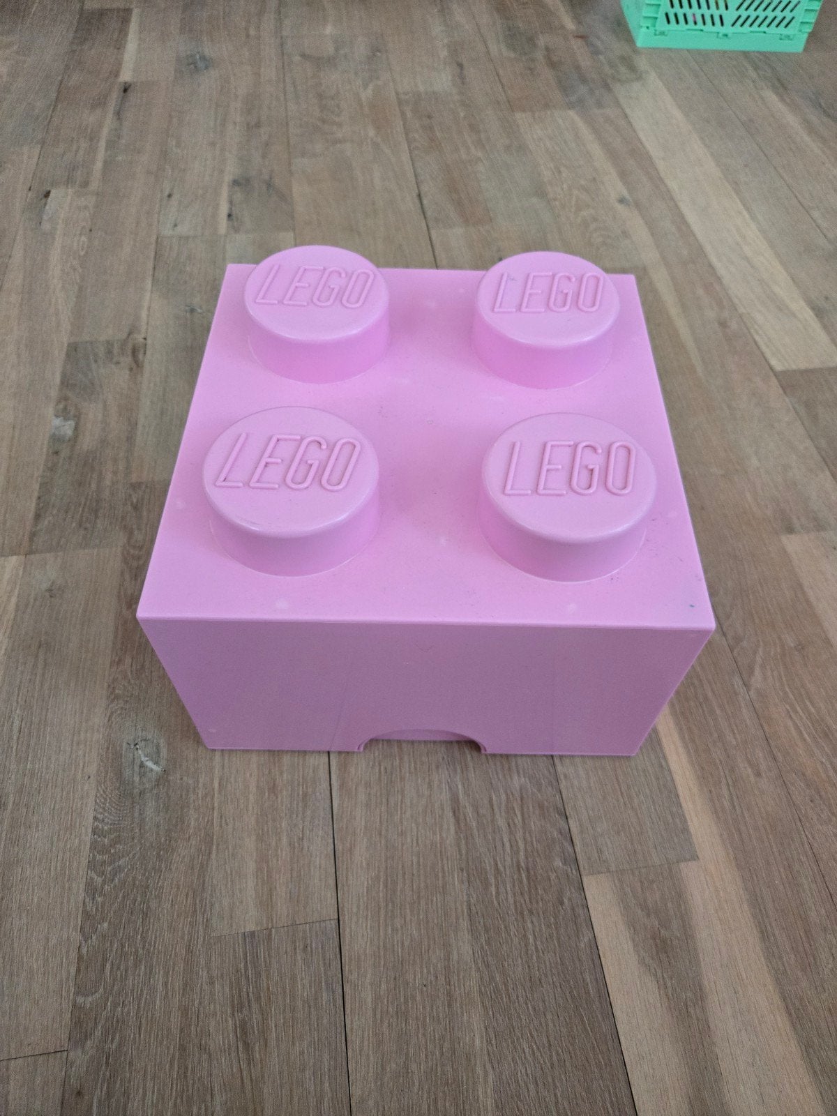 Roze LEGO opbergdoos - Grote steen met 4 noppen, Ophalen of Verzenden, Gebruikt, Overige typen, Lego
