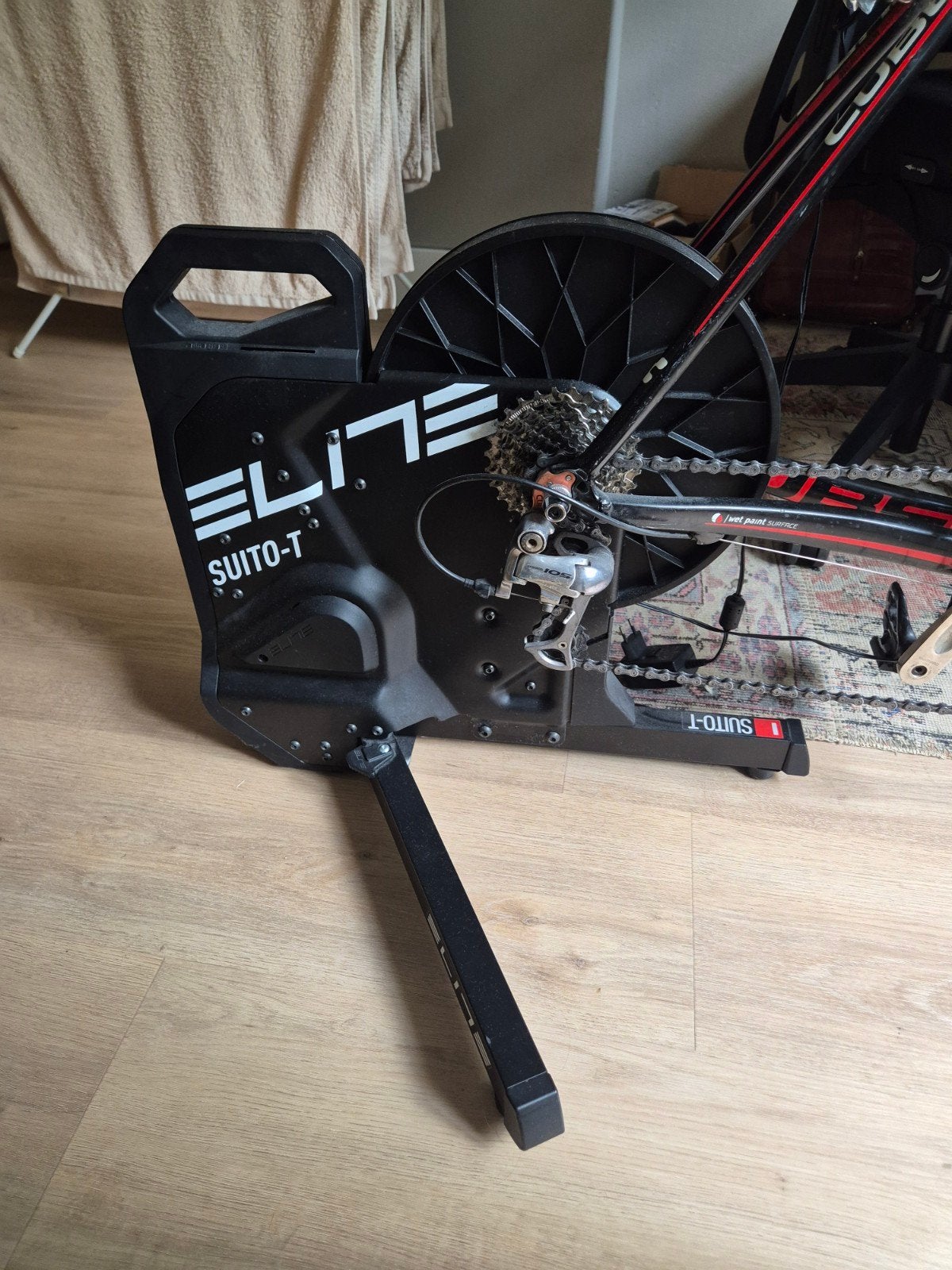 Elite Suito-T fietstrainer - Zo goed als nieuw, Racefiets, Overige typen, Staal, Ophalen of Verzenden