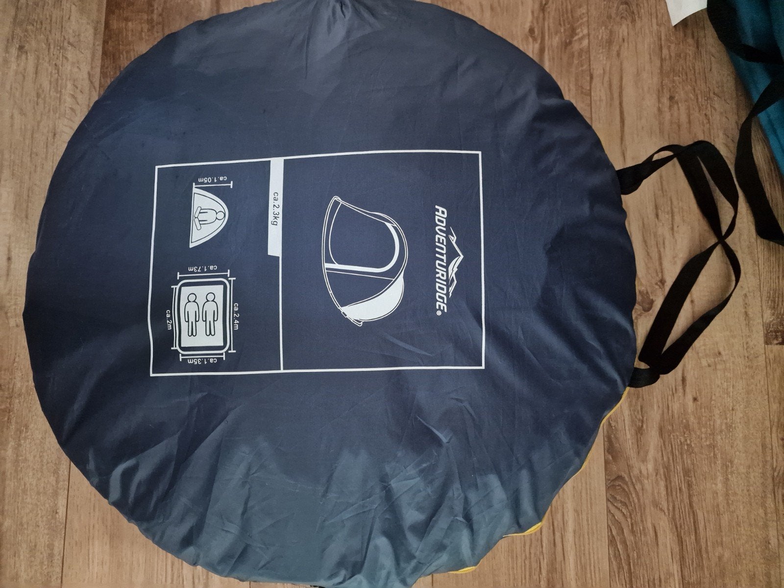 ADVENTURIDGE Pop-up Tent - Snel Opgezet!, Ophalen, Gebruikt, Tot en met 2