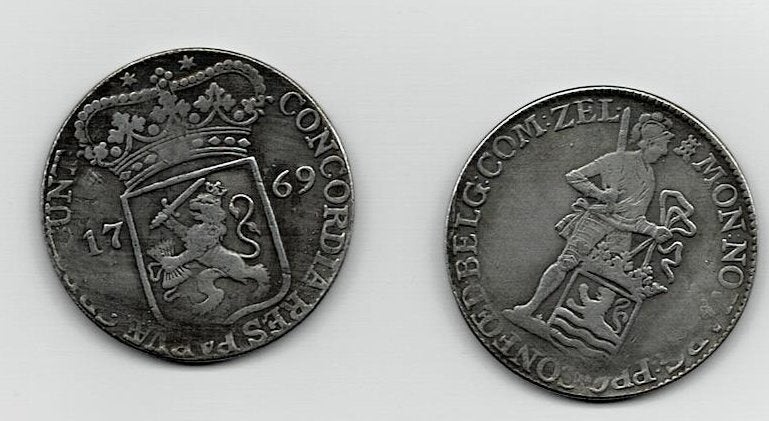 1769 Ducaat ZEELAND als mooie replica vaste pr.€ 2,90, Ophalen of Verzenden, Vóór koninkrijk, Overige waardes