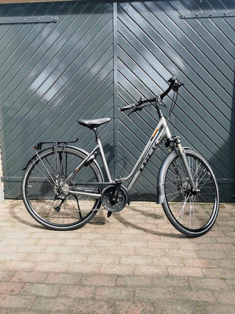 Trek hybride damesfiets T600 "nette staat", Fietsen en Brommers, Fietsen | Dames | Damesfietsen, Gebruikt, Versnellingen, 50 tot 53 cm