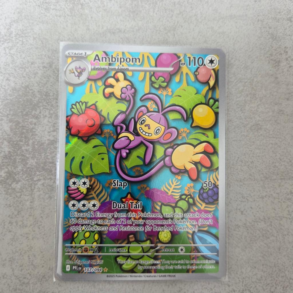 Ambipom 107/094 - Phantasmal Flames, Ophalen of Verzenden, Nieuw, Losse kaart, Foil