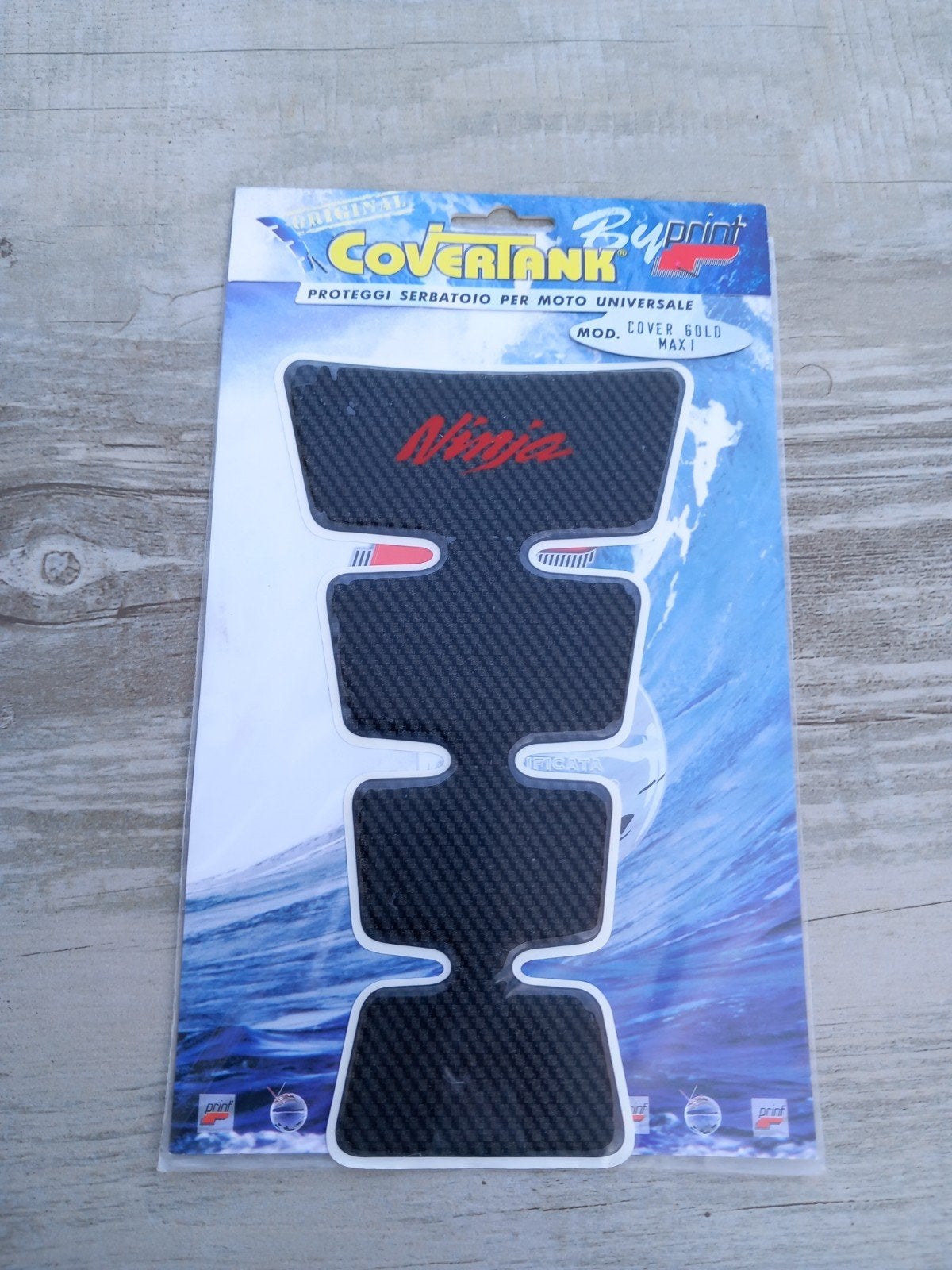 Carbon tankpad Kawasaki Ninja ZXR ZX-6 ZX-7 ZX9 ZX10 ZX12, Motoren, Ophalen of Verzenden