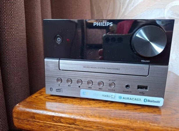 PHILIPS TAM3505M2/00 Micro DAB+ Systeem met Bluetooth, Audio, Tv en Foto, Stereo-sets, Ophalen, Philips, Microset, Tuner of Radio