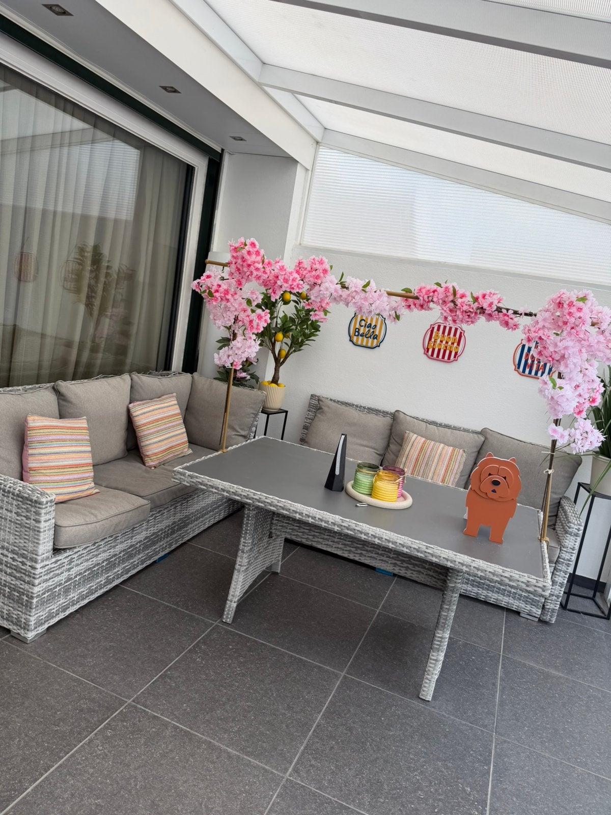 Loungeset, Tuin en Terras, Tuinsets en Loungesets, Ophalen of Verzenden, Zo goed als nieuw