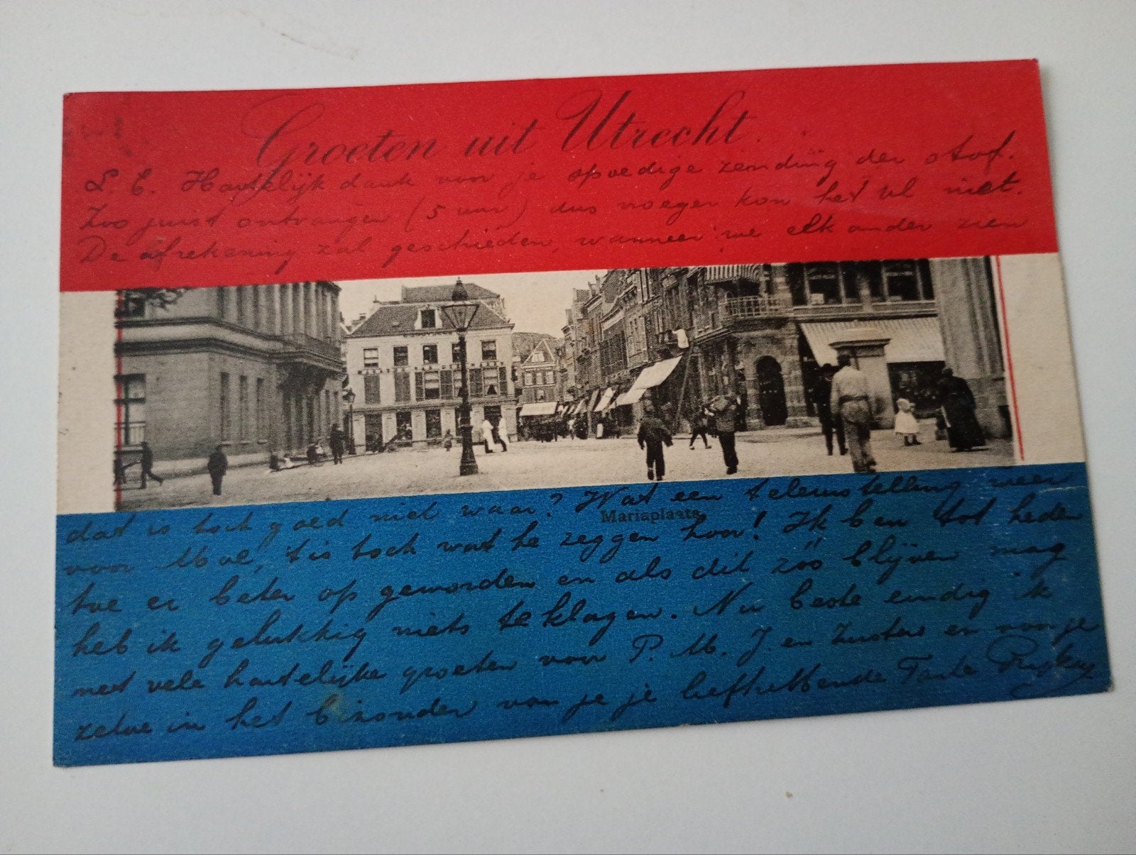 Utrecht met Randversiering 1906, Ophalen of Verzenden, Voor 1920, Gelopen, Utrecht