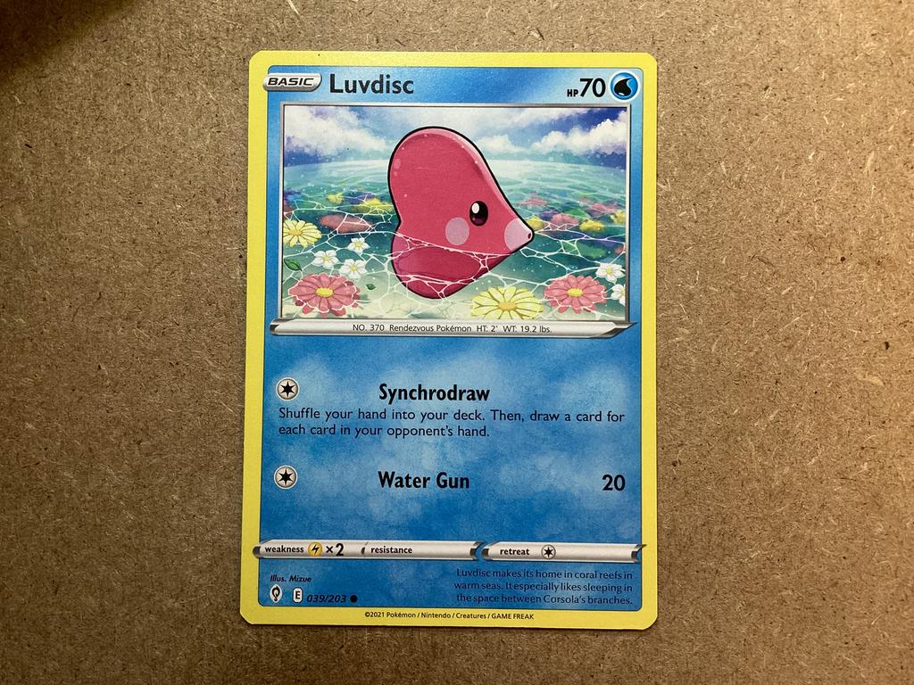1x Luvdisc [EVS 039/203] (Excellent), Ophalen of Verzenden, Zo goed als nieuw, Losse kaart