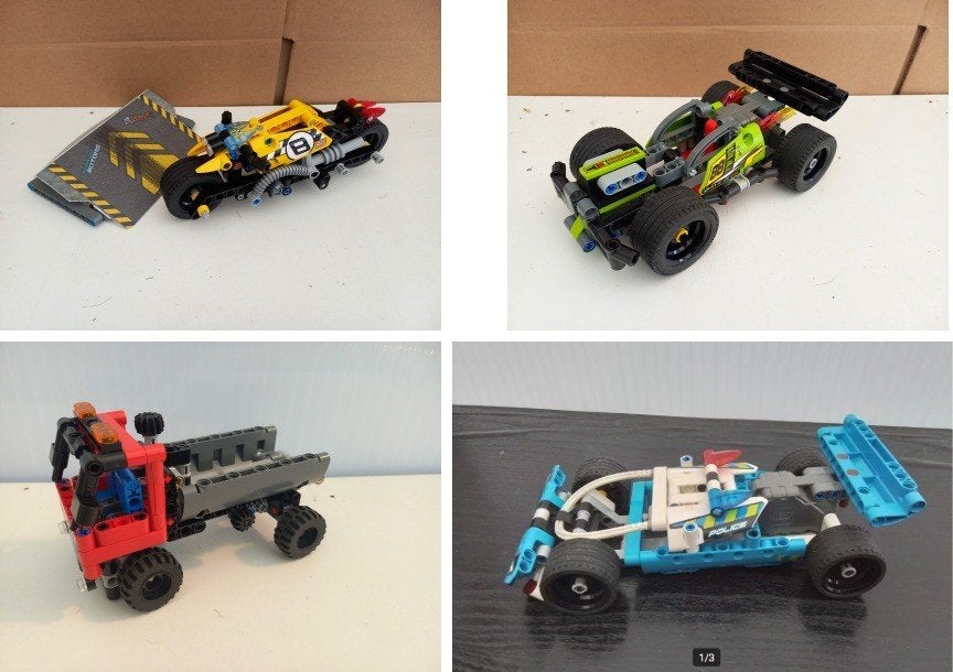 23. Lego Technic 4 sets, Gebruikt, Compleet, Lego, Ophalen of Verzenden