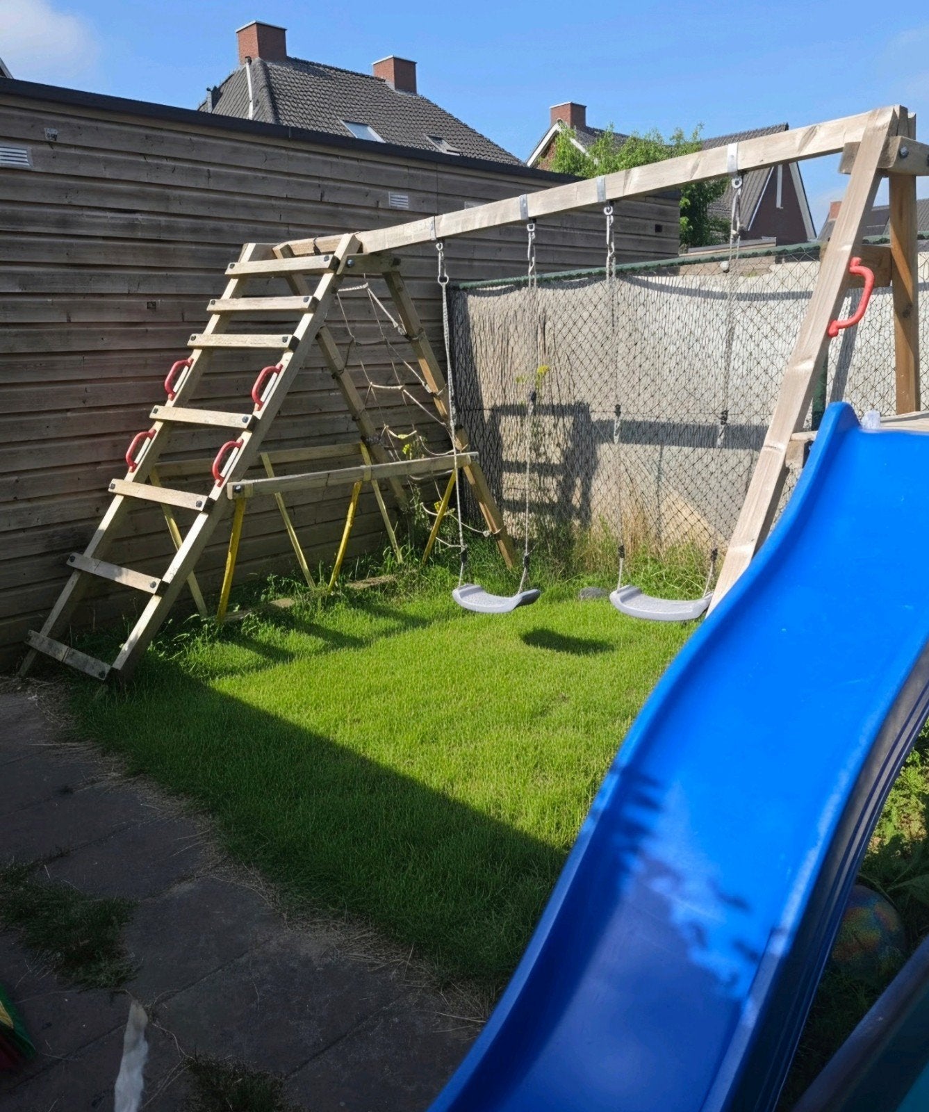 speeltoestel, Kinderen en Baby's, Speelgoed | Buiten | Speeltoestellen, Ophalen, Gebruikt, Klimnet