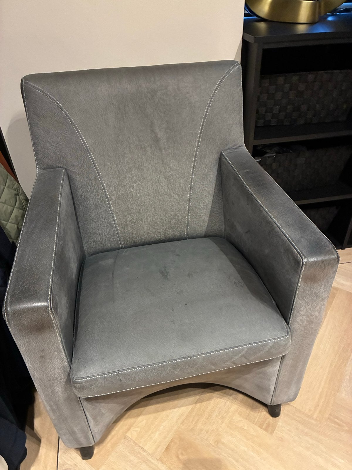 2 Leolux Dolcinea fauteuils -, Ophalen, Gebruikt, Leer, 75 tot 100 cm