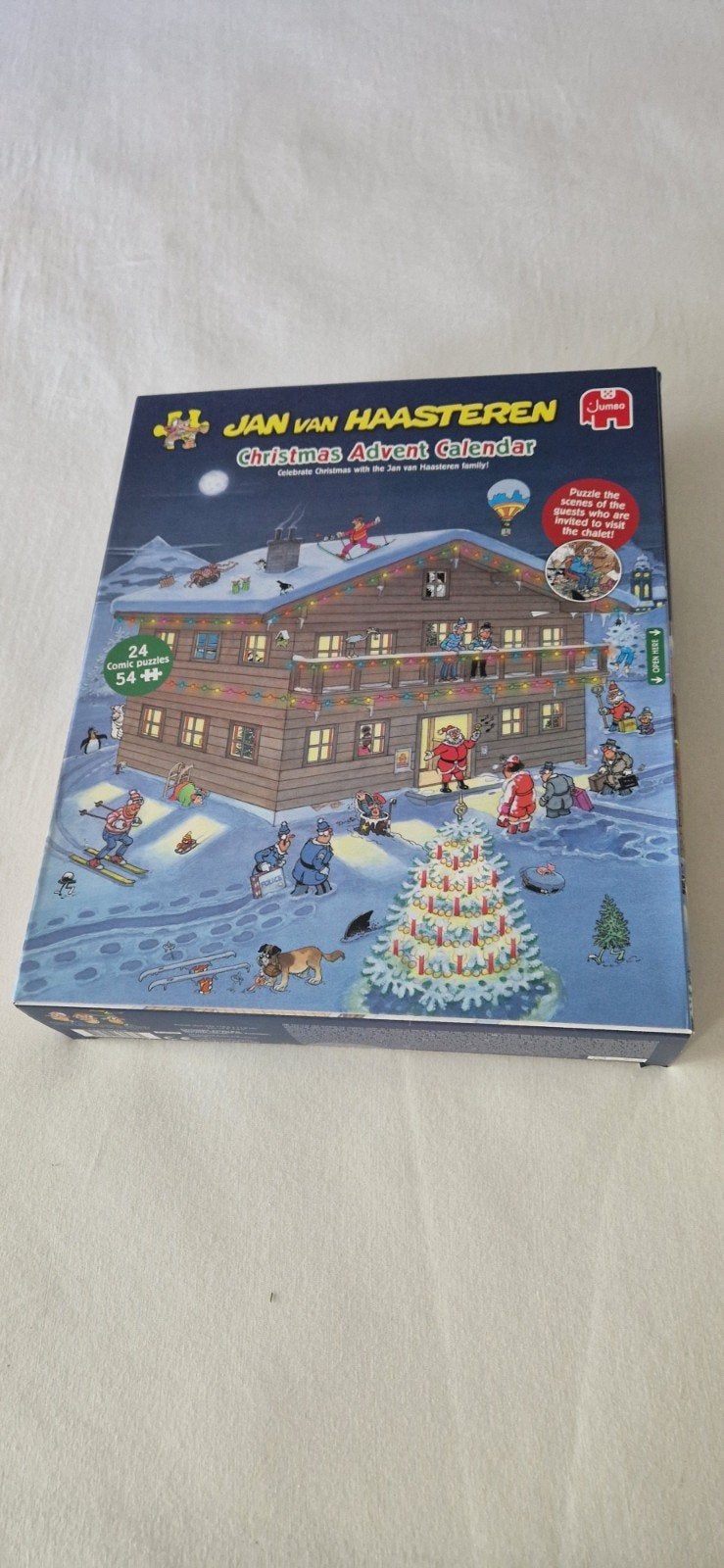 Jan van Haasteren Kerst Adventskalender 2025, Ophalen of Verzenden, 500 t/m 1500 stukjes, Zo goed als nieuw, Legpuzzel