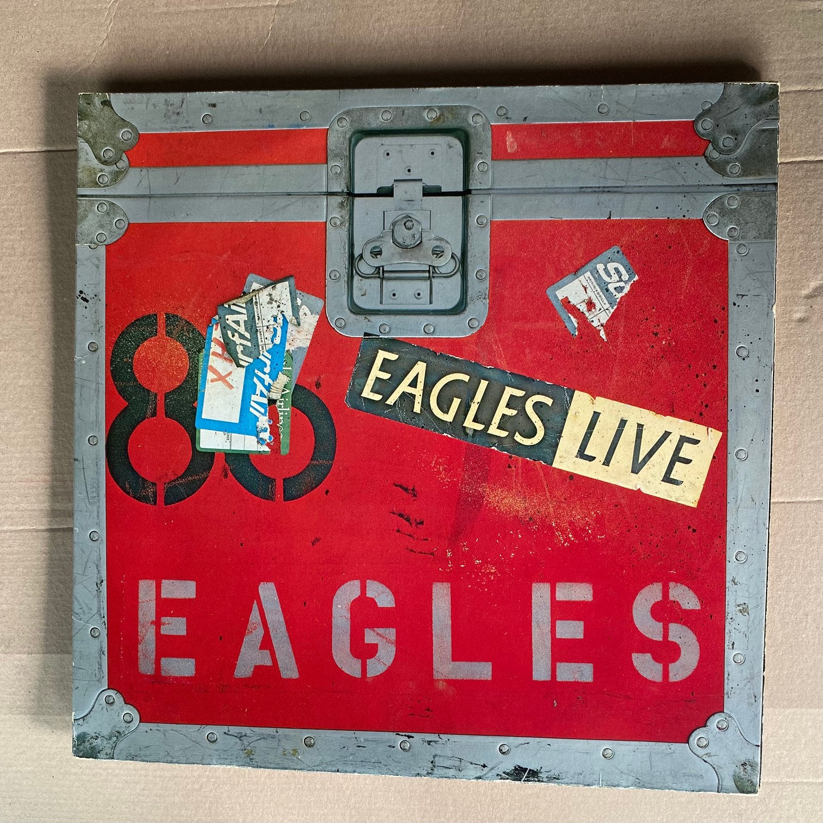 Dubbel lp - the Eagles - live, Ophalen of Verzenden, Gebruikt, 12 inch, Poprock