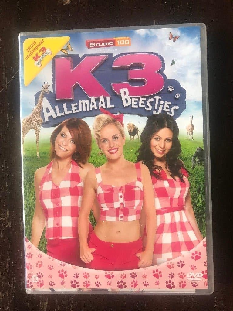 K3 Allemaal Beestjes DVD inclusief Poster, Avontuur, Bonusmateriaal, Alle leeftijden, Zo goed als nieuw