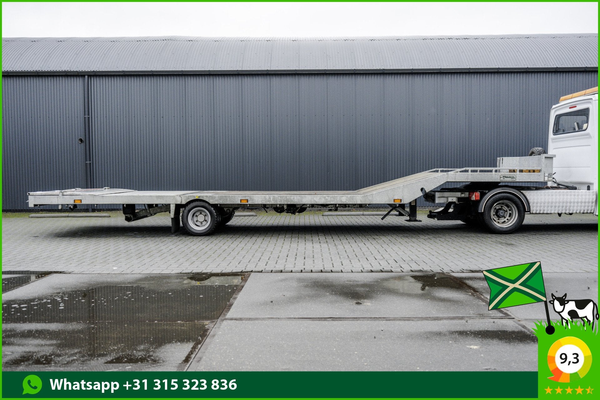 VELDHUIZEN P45-1 | Be Oplegger 5T | Semi knik dieplader | LV, Overige brandstoffen, Origineel Nederlands, Bedrijf, Aanhangers en Opleggers