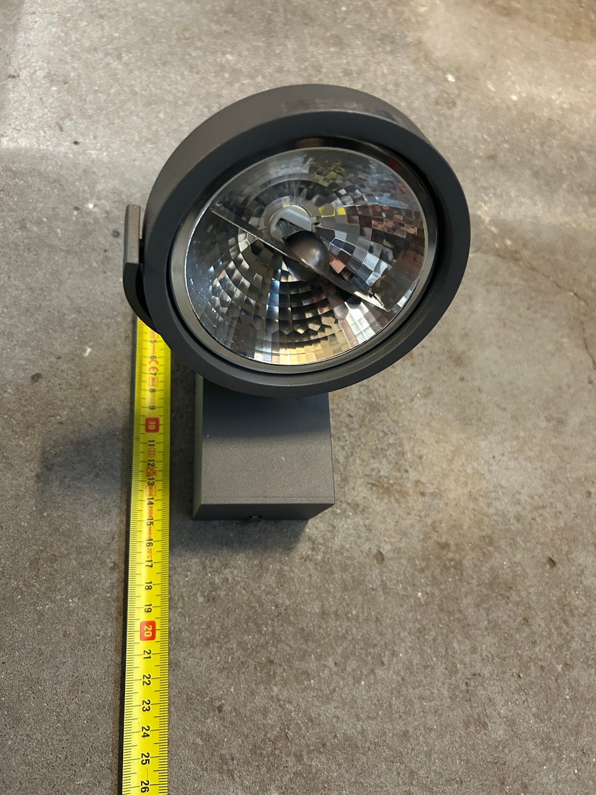 Grote plafondspot inclusief lampje - Goede staat, Ophalen, Gebruikt, Plafondspot of Wandspot, Inclusief lichtbron