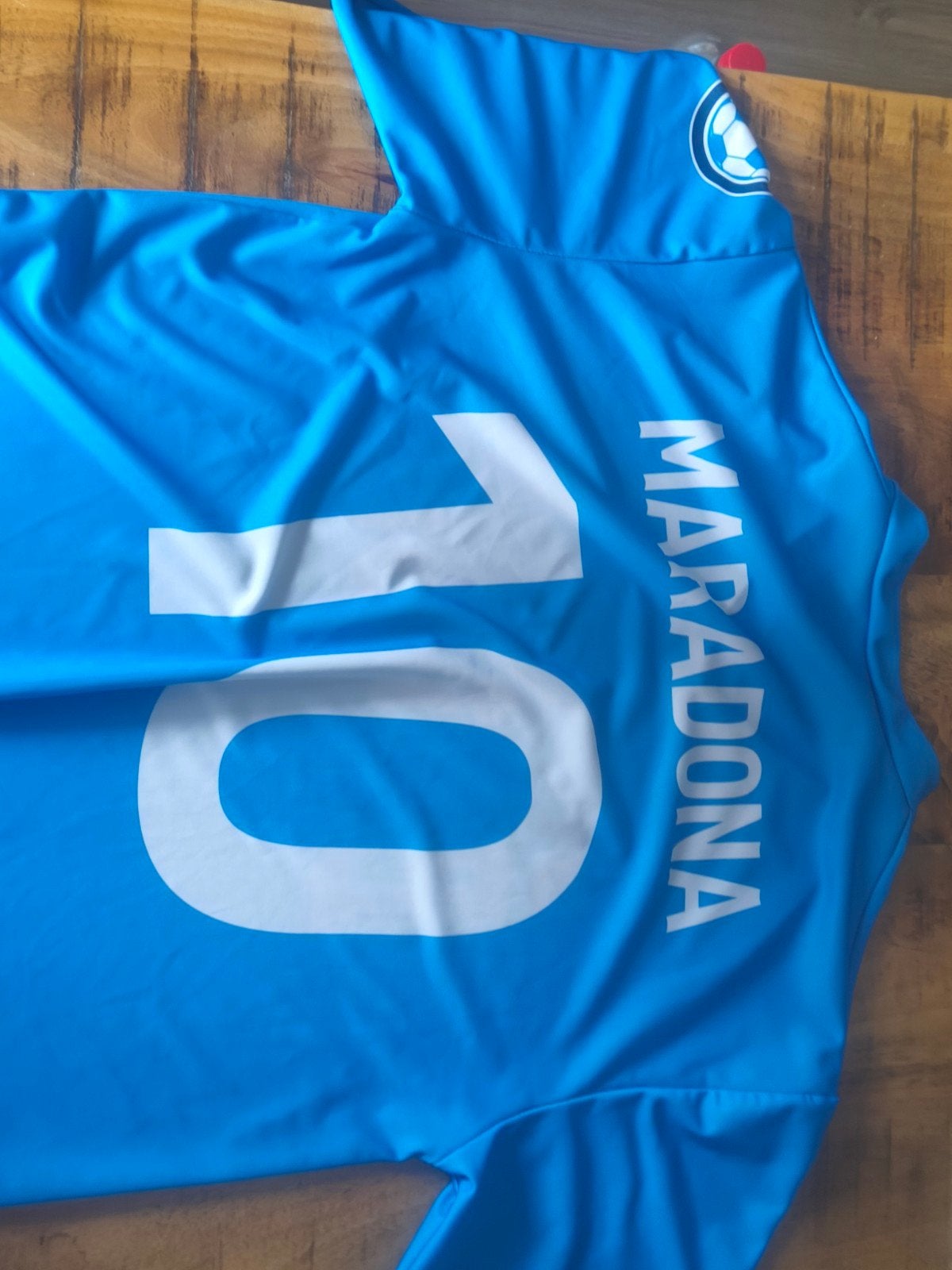 Maradona Napoli shirt jaren '80 - Zo goed als nieuw, Maat L, Ophalen of Verzenden, Zo goed als nieuw, Shirt