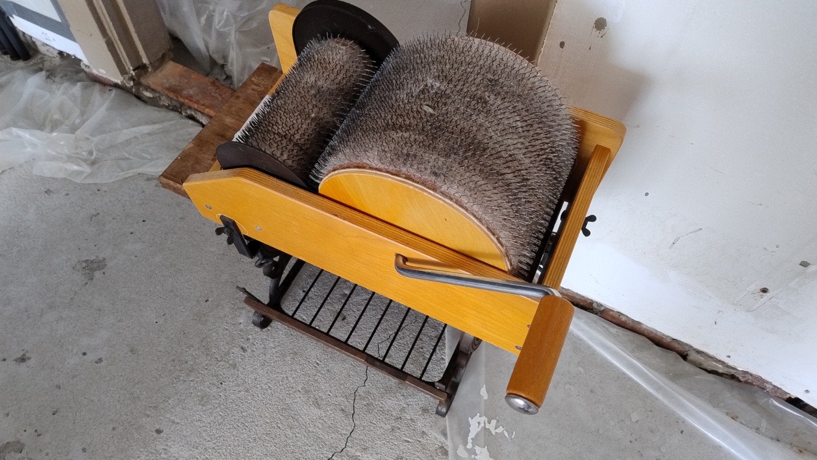 Louët Kaardmolen - Perfect voor wolbewerking, Hobby en Vrije tijd, Ophalen, Gebruikt