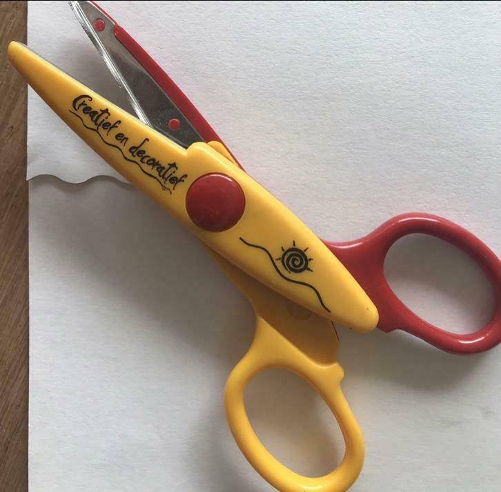 Kartel schaar Creatief en decoratief kartelschaar, Ophalen of Verzenden, Zo goed als nieuw, Gereedschap of Toebehoren