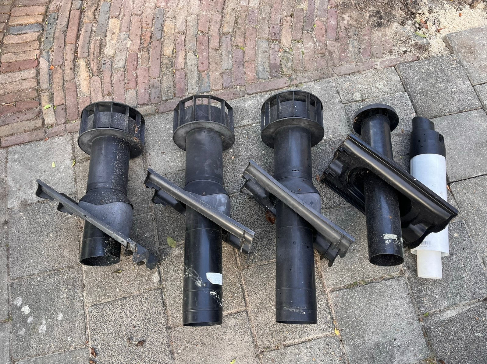 Dakdoorvoer met pan, Ophalen of Verzenden, Zo goed als nieuw, Ventilator en Afzuiger
