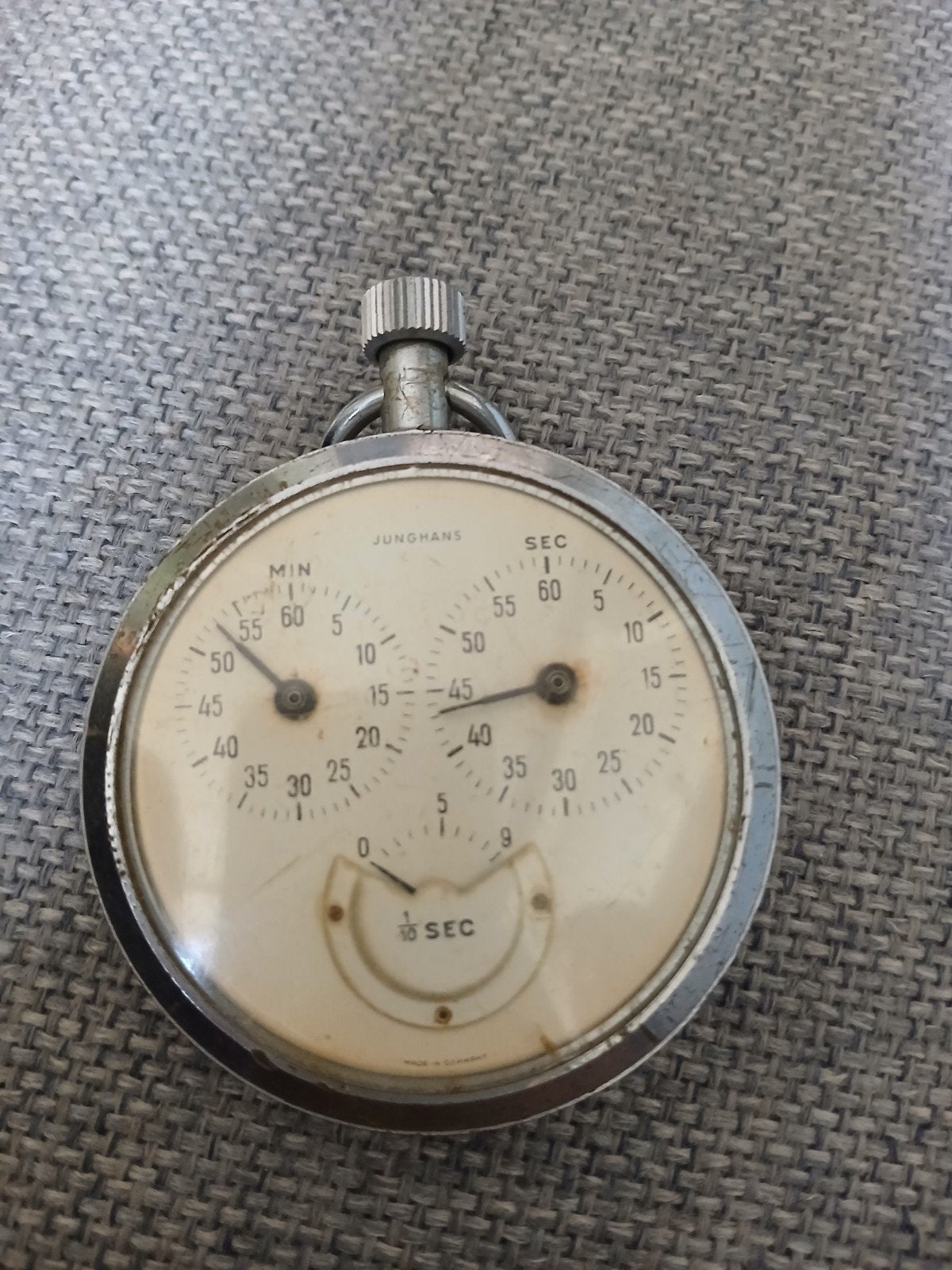 Vintage Junghans Stopwatch - Zeldzaam verzamelobject, Ophalen of Verzenden