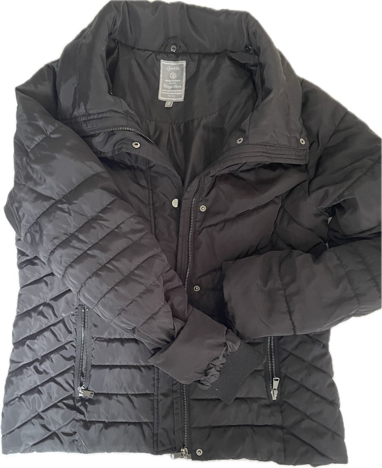 Geisha gewatteerde jas, valt ruimer, zo goed als nieuw, Kleding | Dames, Jassen | Winter, Ophalen of Verzenden, Zo goed als nieuw