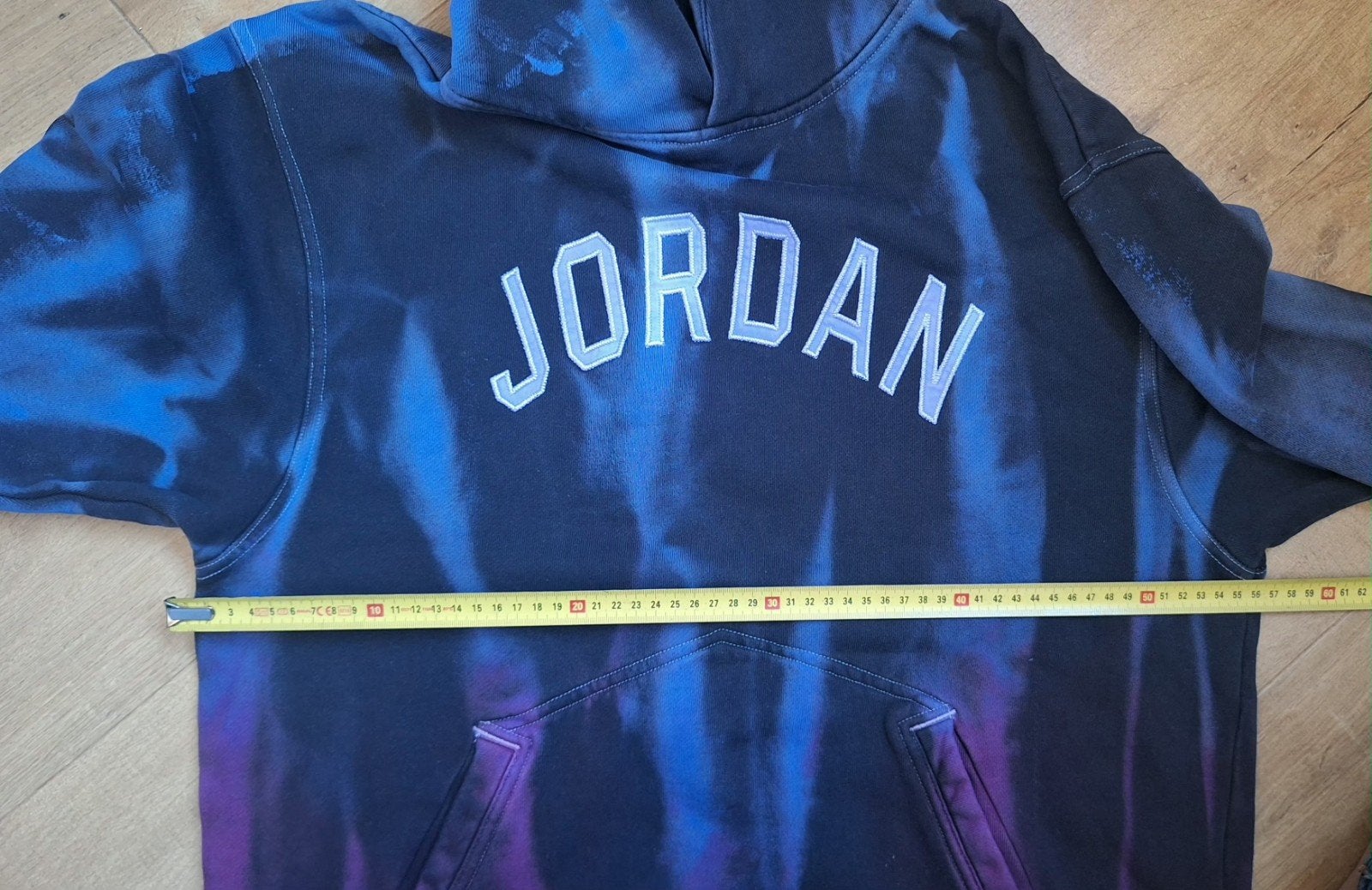 Jordan hoodie tie-dye blauw/paars maat M, Ophalen of Verzenden, Gedragen, Jordan, Meerkleurig