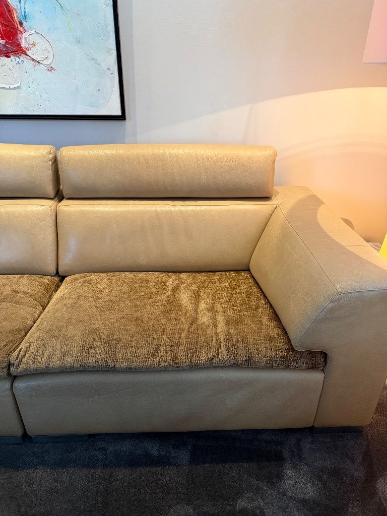 Foto 5 van Leolux Howlazy designbank – leer & stof – opnieuw bekleed