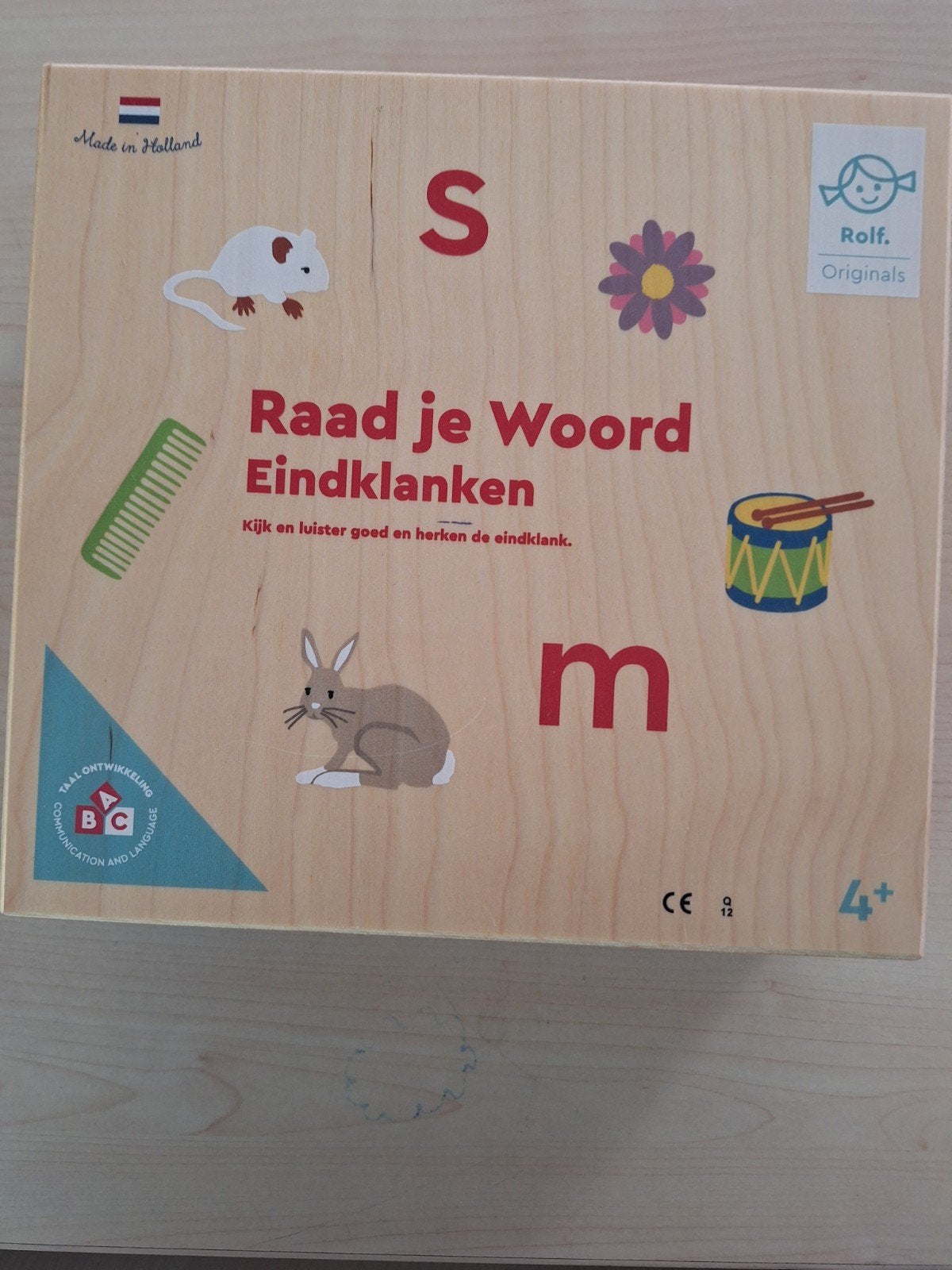 Raad je woord eindklank, Ophalen, Zo goed als nieuw