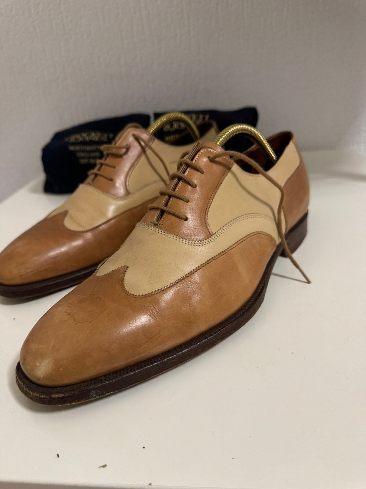 Crockett & Jones schoenen, Overige kleuren, Verzenden, Zo goed als nieuw, Veterschoenen