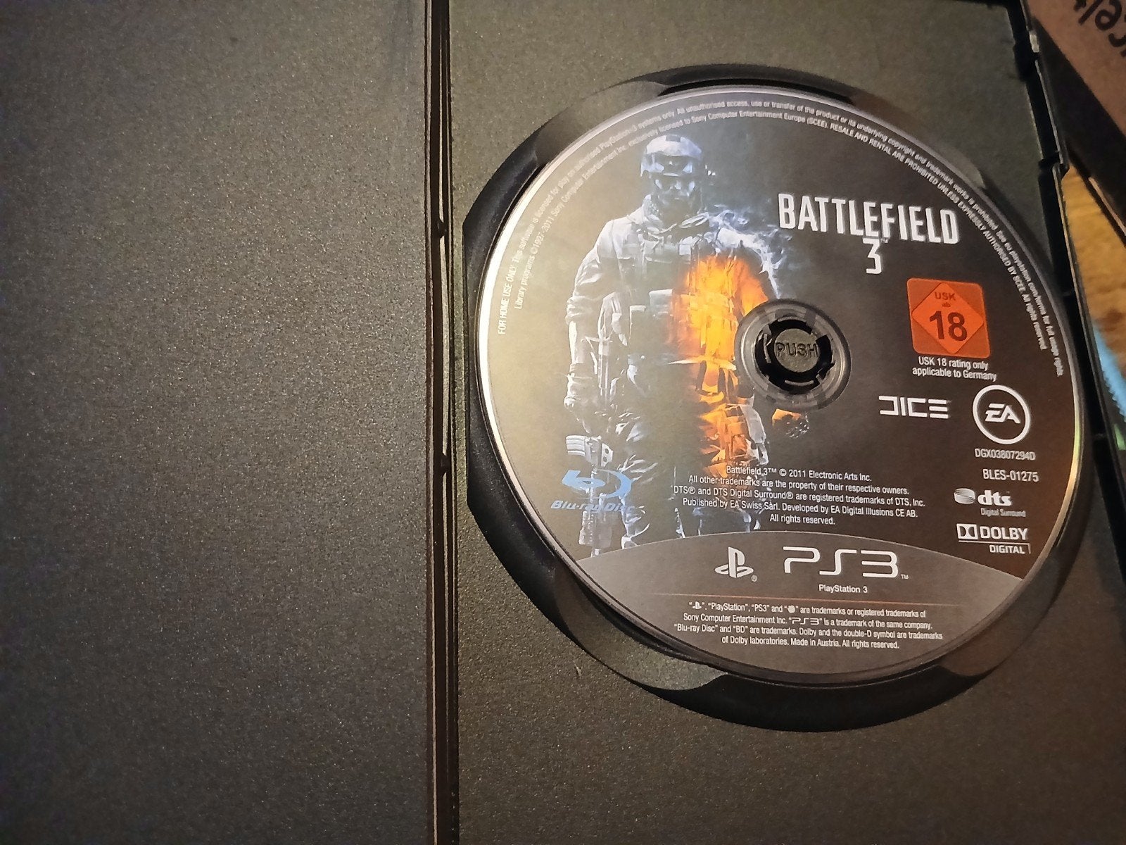 Battlefield 3 losse disk Playstation 3 game, 1 speler, Ophalen of Verzenden, Shooter, Vanaf 18 jaar
