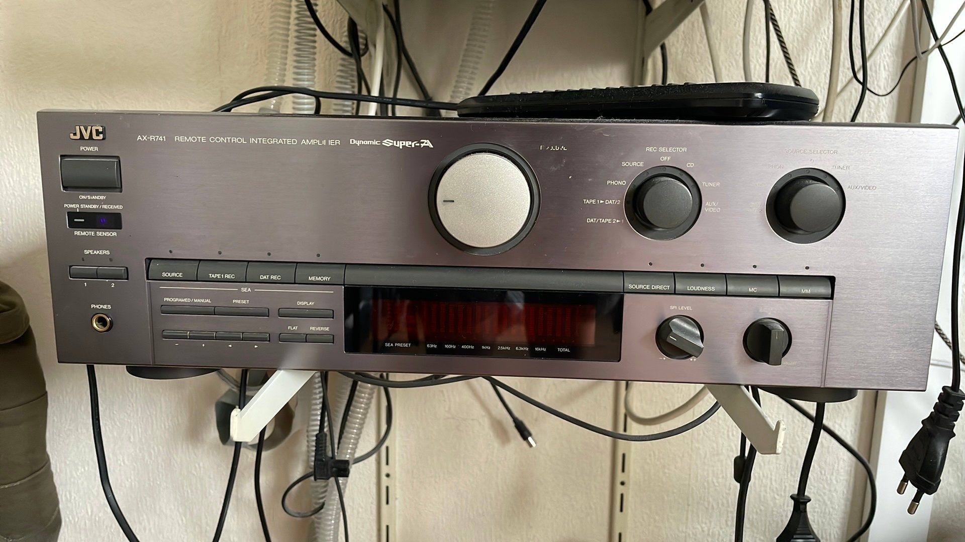 JVC AX-R741 versterker met equalizer., Ophalen, Gebruikt, JVC, 60 tot 120 watt