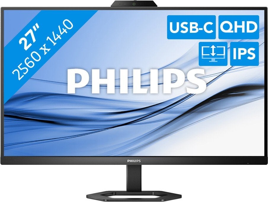 Philips 27" USB-C Monitor - Perfect voor Thuiswerken, Ophalen