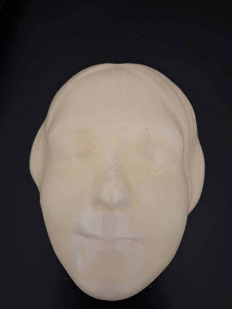 Vintage Gipsen Masker - Decoratief Kunstobject, Antiek en Kunst, Kunst | Beelden en Houtsnijwerken, Ophalen of Verzenden