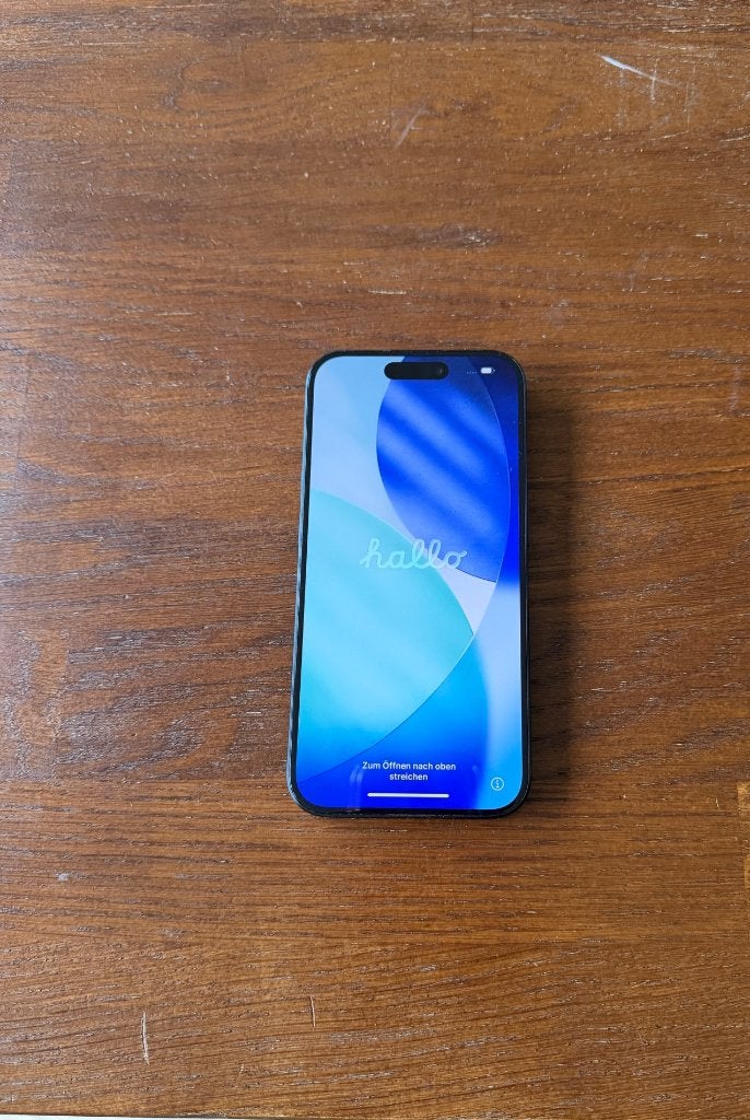 iPhone 15 Pro Titanium Blue 256GB, Telecommunicatie, Mobiele telefoons | Apple iPhone, Gebruikt, Blauw, 87 %, Zonder simlock