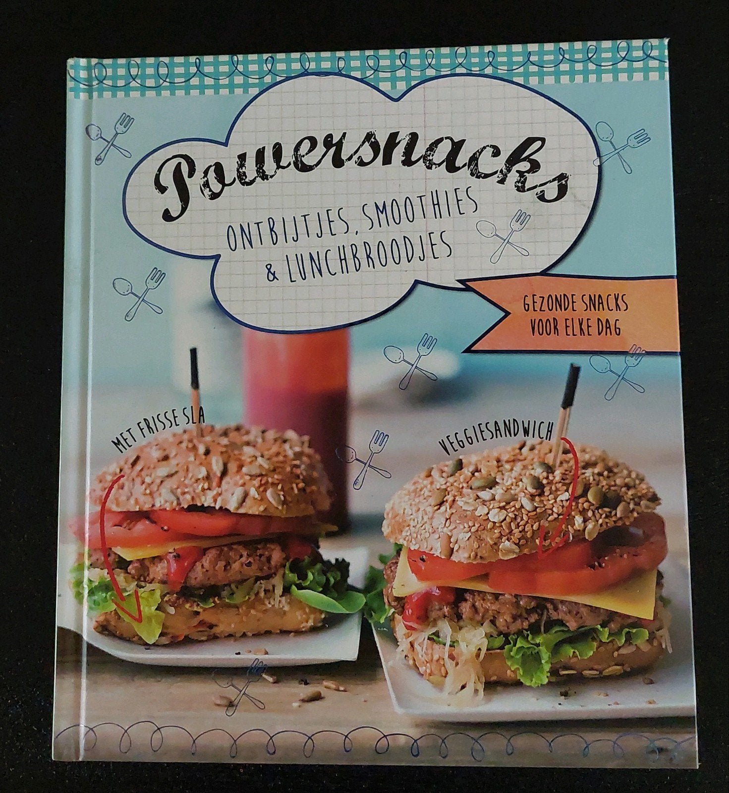 Powersnacks kookboek - gezonde snacks, smoothies, lunchbrood, Onbekend, Overige typen, Ophalen of Verzenden, Zo goed als nieuw