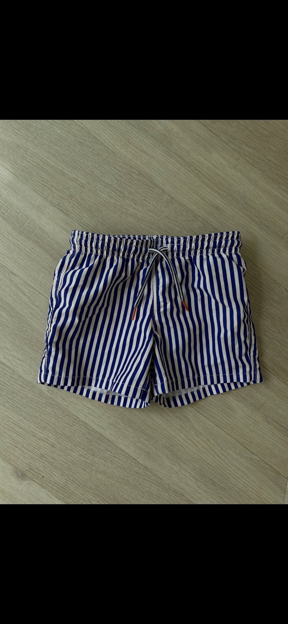 Hema Zwembroek Jongen Maat 86/92 Blauw Wit Gestreept, Kinderen en Baby's, Babykleding | Baby-zwemkleding, Verzenden, Zo goed als nieuw