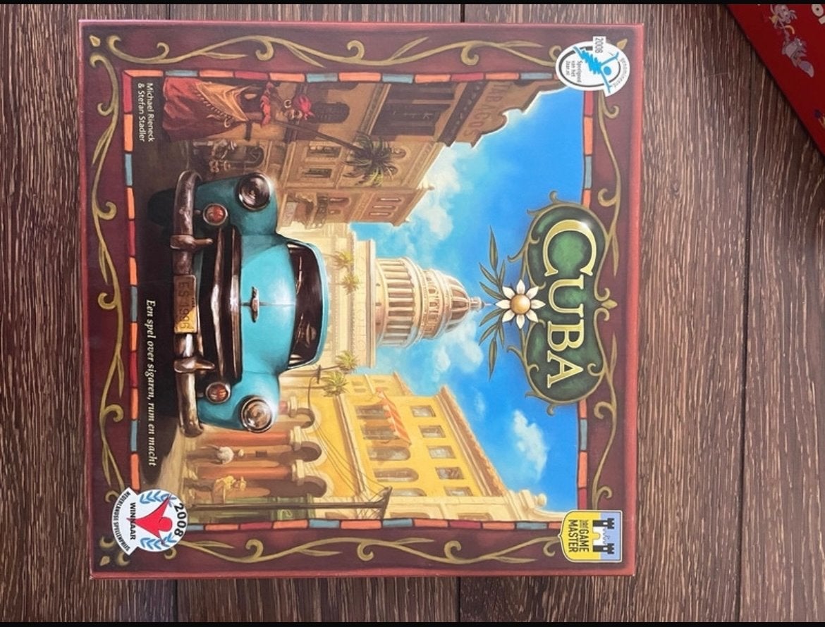 Cuba Bordspel - Strategisch spel over sigaren en rum, Drie of vier spelers, Ophalen of Verzenden, Zo goed als nieuw