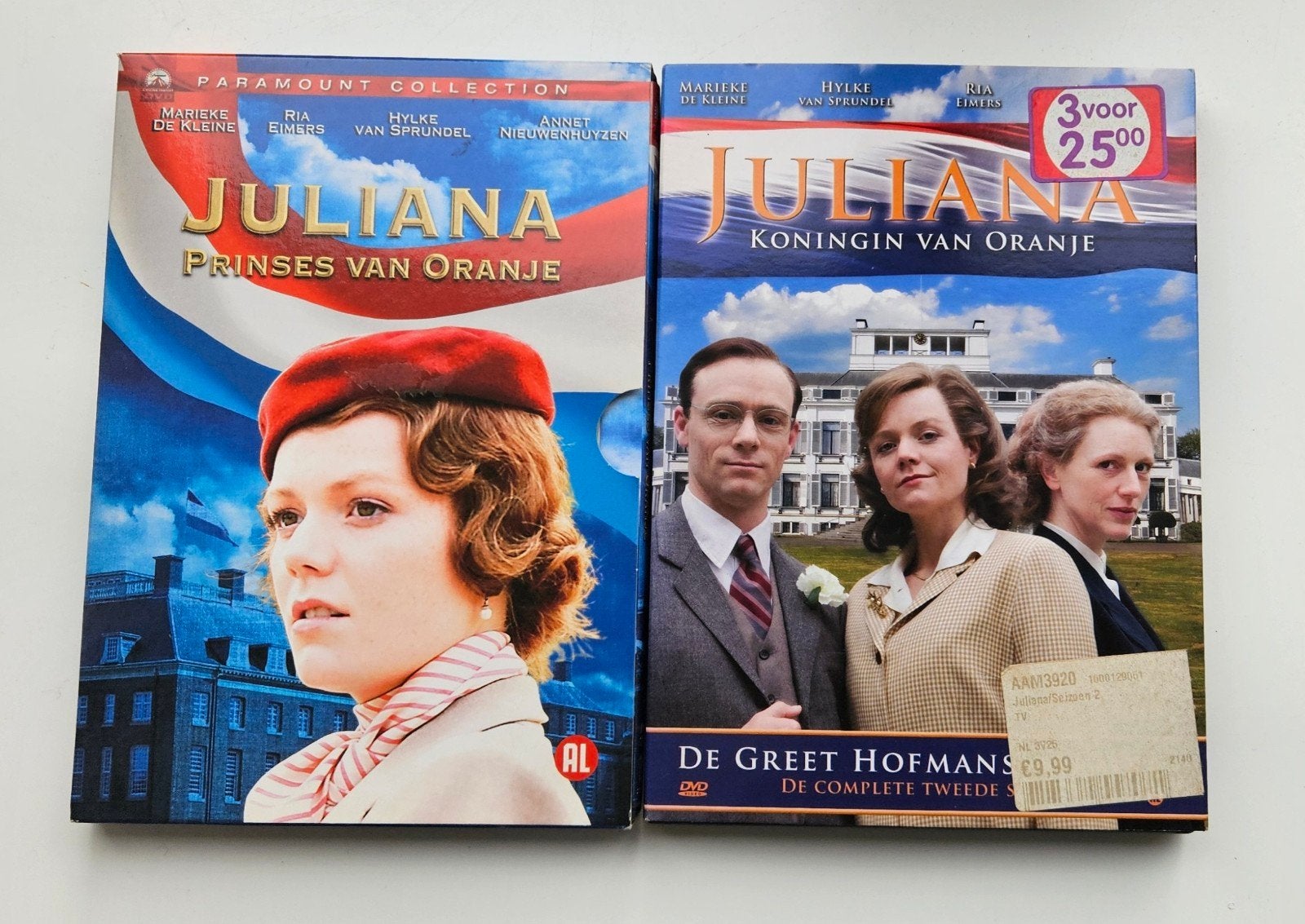 Series Juliana: Prinses van Oranje & Koningin van Oranje DVD, Cd's en Dvd's, Dvd's | Tv en Series, Verzenden, Alle leeftijden