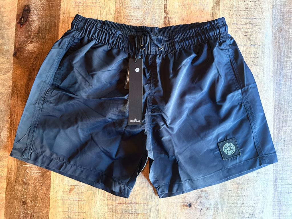 Nieuwe stone island zwembroek donkerblauw - Maat M L XL, Ophalen of Verzenden, Maat 56/58 (XL), Blauw
