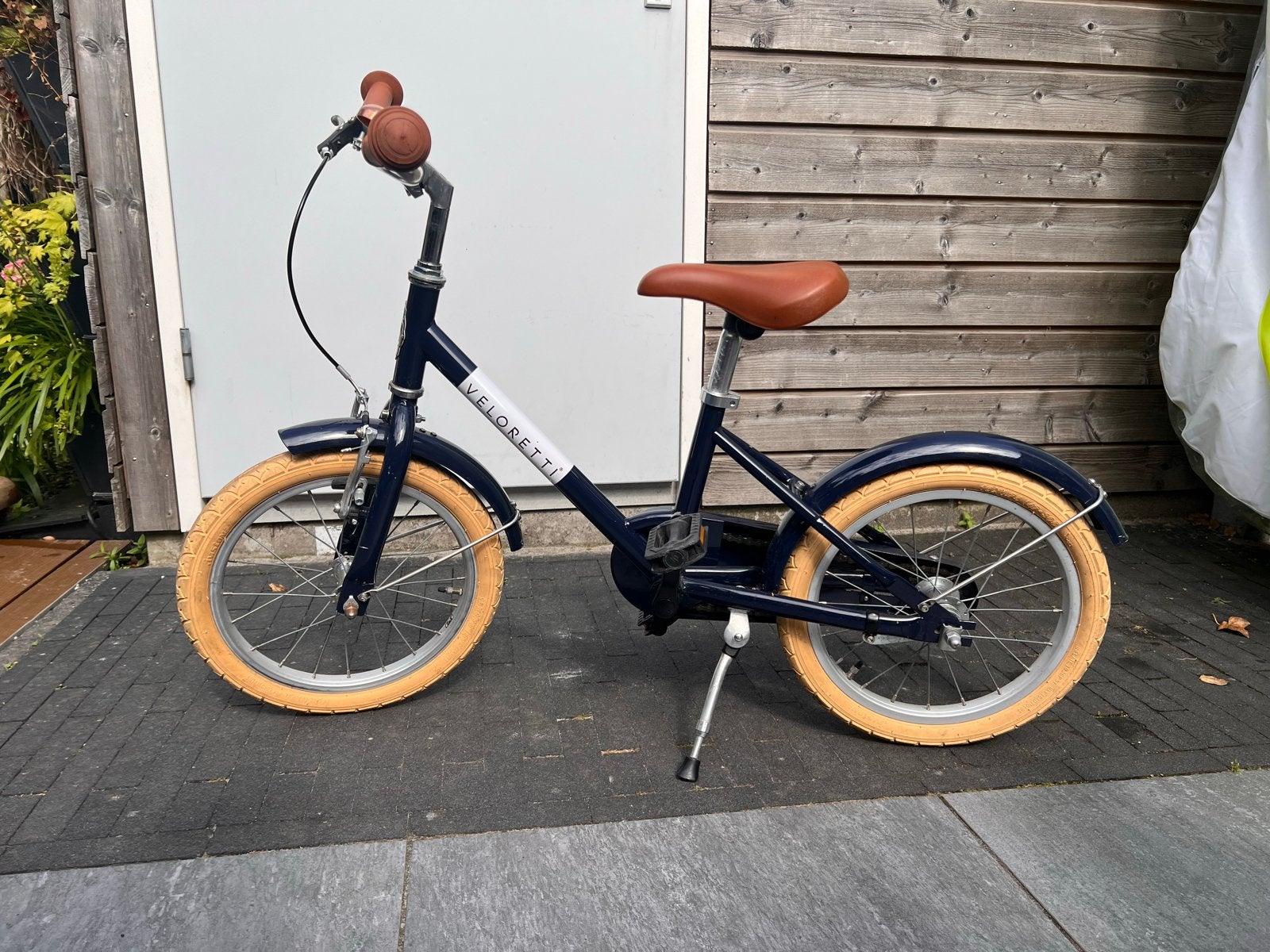 Veloretti Maxi Kinderfiets - Blauw - 16 inch, Fietsen en Brommers, Fietsen | Kinderfietsjes, Ophalen, Gebruikt, Terugtraprem, 16 tot 20 inch