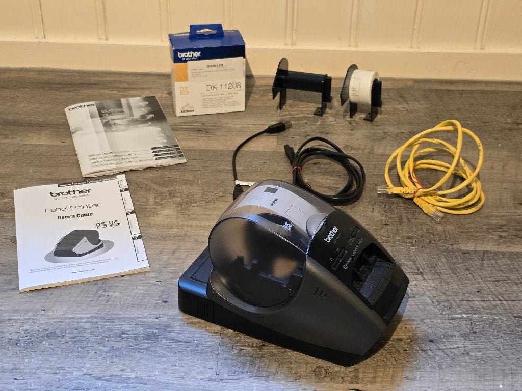 Brother QL-580N labelprinter, Ophalen of Verzenden, Zo goed als nieuw, Tape-label, Brother