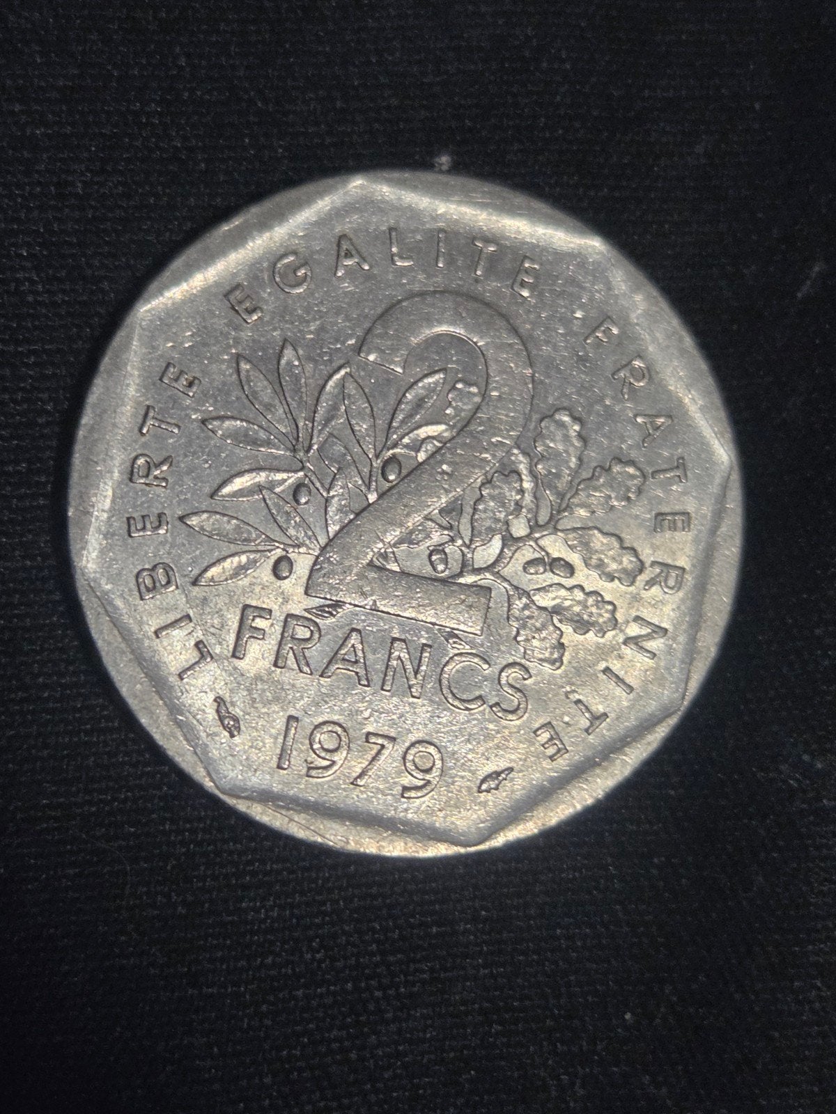2 Francs Frankrijk 1979 - Hercules munt, Ophalen of Verzenden