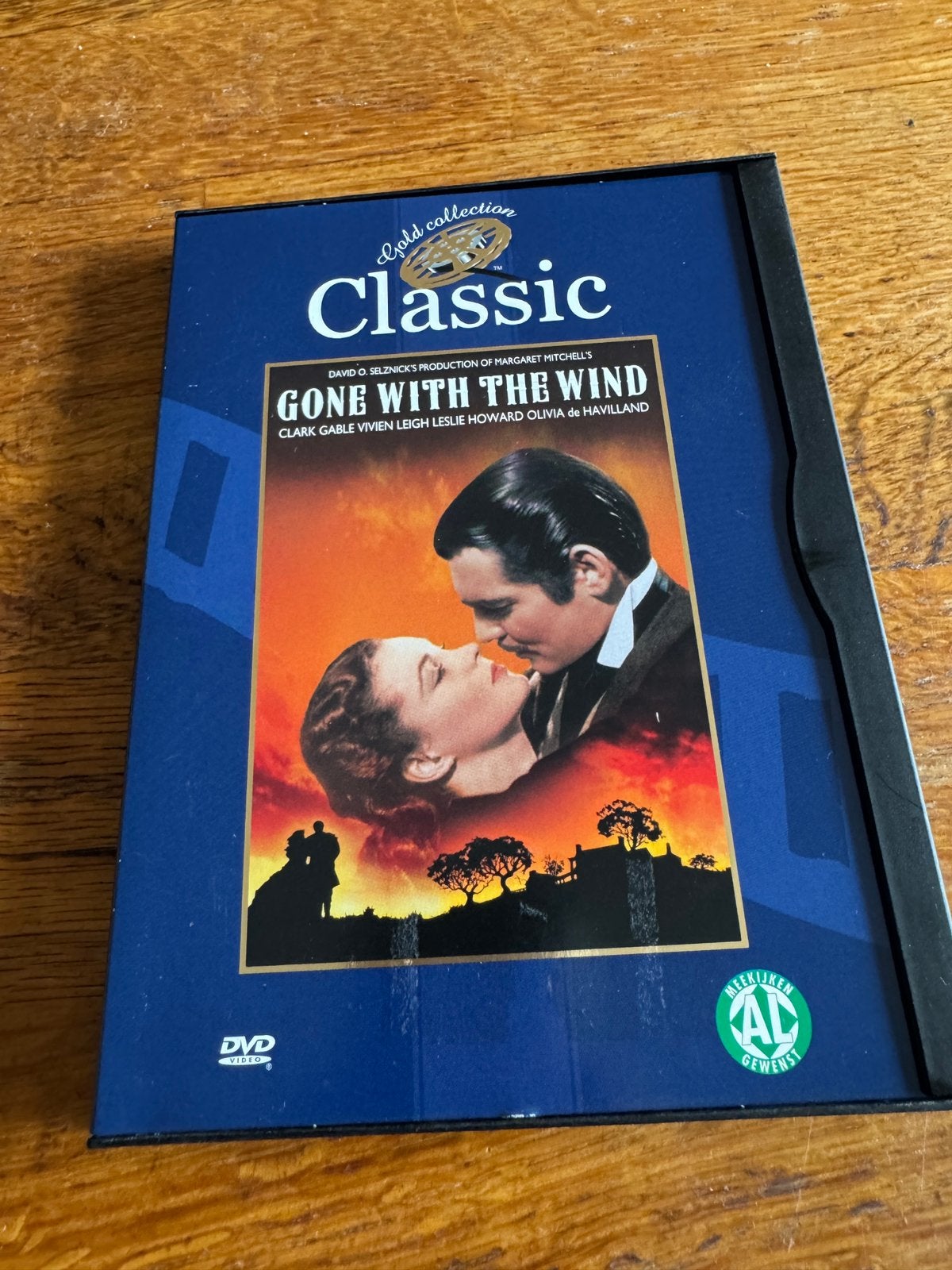 Dvd Gone with the wind, Alle leeftijden, Zo goed als nieuw, 1940 tot 1960, Ophalen of Verzenden