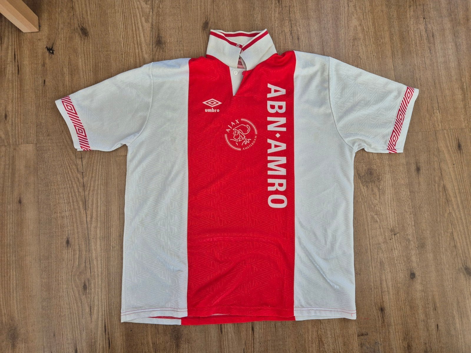 Ajax thuisshirt Umbro '91-'93, Ophalen of Verzenden, Maat 56/58 (XL), Voetbal