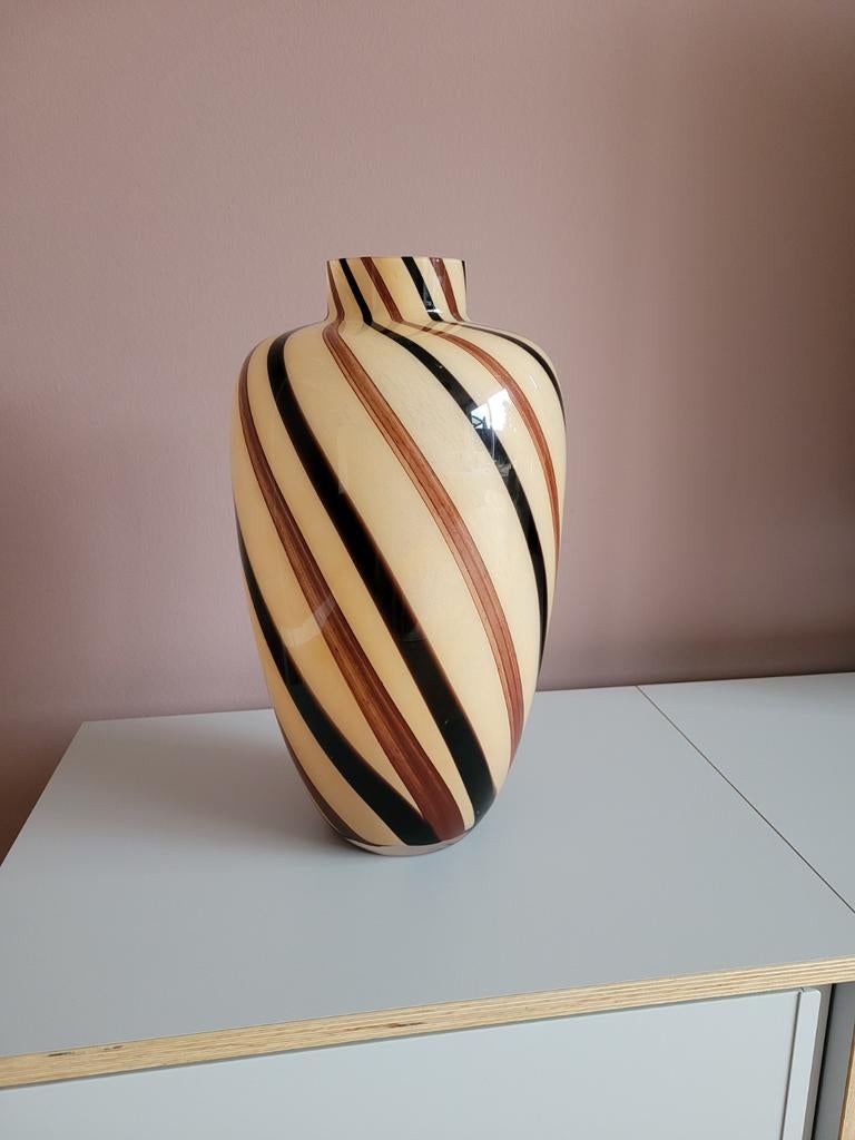 HK Living Affogato Vaas, Huis en Inrichting, Woonaccessoires | Vazen, Ophalen, Zo goed als nieuw, Aardewerk of Porselein, Minder dan 50 cm