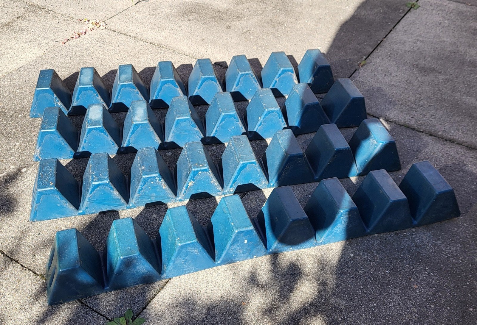 4x steigerfender buigbaar Majoni blauw, Ophalen, Gebruikt, Overige typen