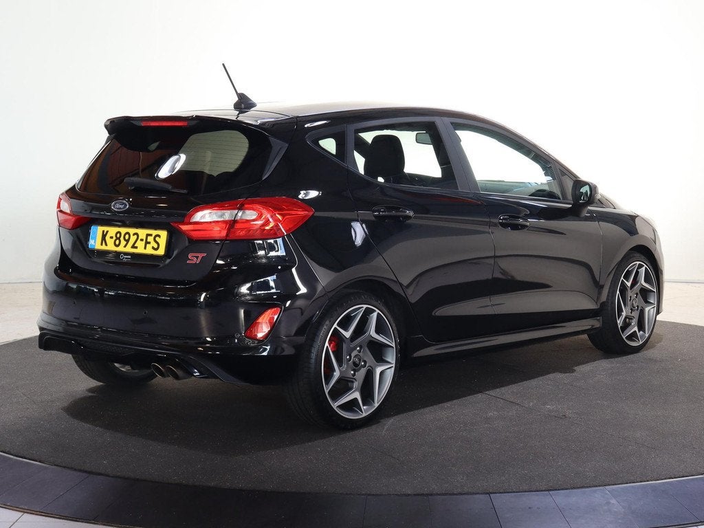 Ford Fiesta 1.5 EcoBoost ST-3 | Winterpakket | Climate Contr, Euro 6, Leder en Stof, Zwart, Bedrijf