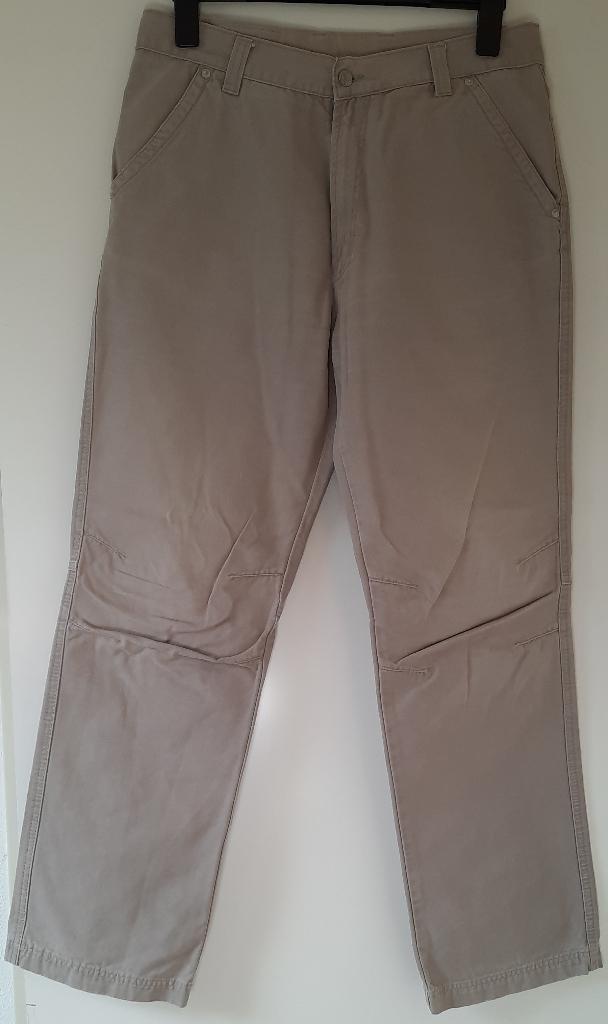 Construction CAS broek/jeans khaki mt L/34, W36 - W38 (confectie 52/54), Ophalen of Verzenden, Zo goed als nieuw, Overige kleuren